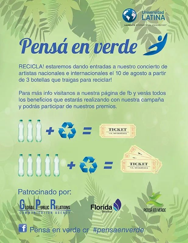 Banner publicitario para el medio ambiente