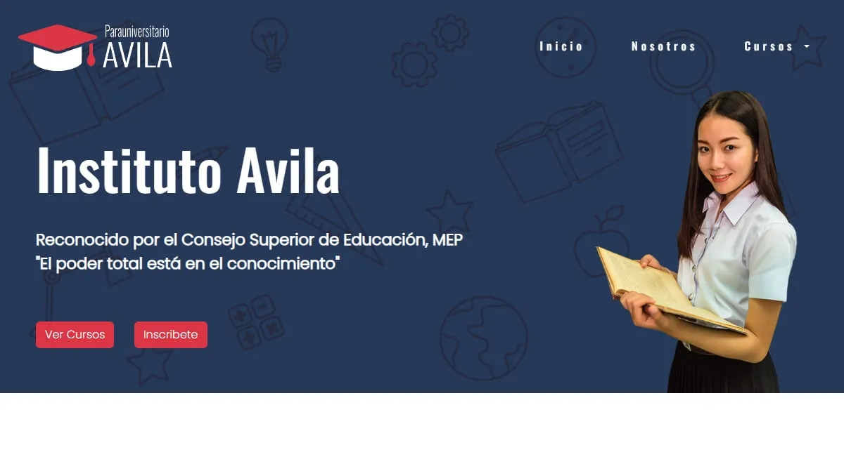 Sitio web Instituto Avila