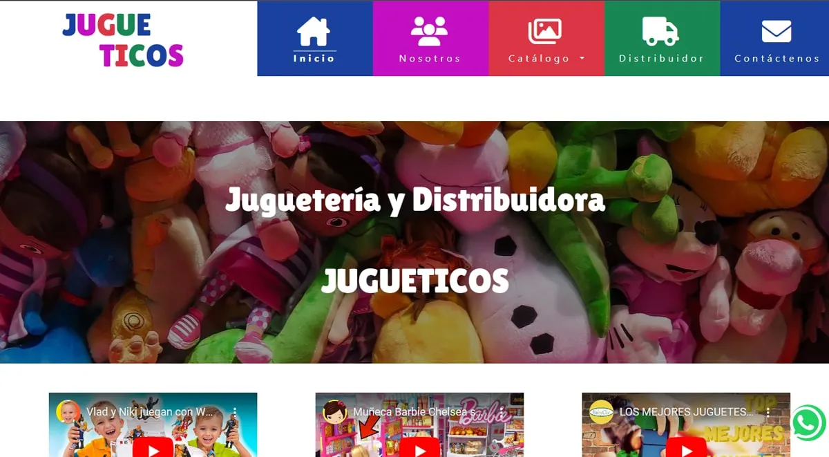 Sitio web Jugueticos